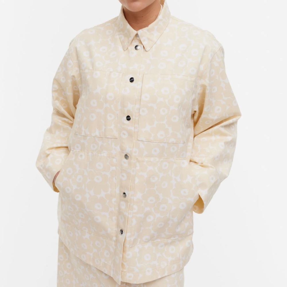 New Paluu organic 100% cotton overshirt in butter yellow